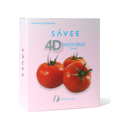 SAVEE 4D PAPER MASK TOMATO 360G (10PCS PACK)