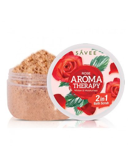 SAVEE ROSE AROMATHERAPY 2 IN 1 BATH SCRUB 180G